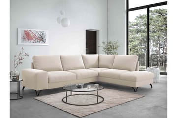 Emet Bäddsoffa med Schäslong 4-sits - Grå - Möbler - Soffa - Bäddsoffa