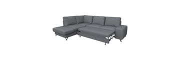 Emet Bäddsoffa med Schäslong 4-sits - Grå - Möbler - Soffa - Bäddsoffa