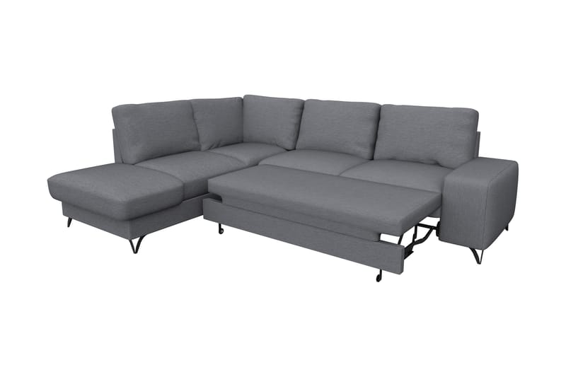 Emet Bäddsoffa med Schäslong 4-sits - Gul - Möbler - Soffa - Bäddsoffa