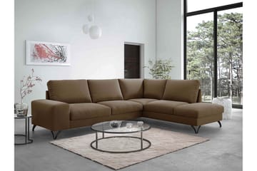 Emet Bäddsoffa med Schäslong 4-sits - Gul - Möbler - Soffa - Bäddsoffa