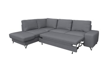 Emet Bäddsoffa med Schäslong 4-sits - Vit - Möbler - Soffa - Bäddsoffa