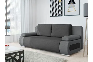 Emma Bäddsoffa 200x94x76 cm - Grå - Möbler - Soffa - Bäddsoffa