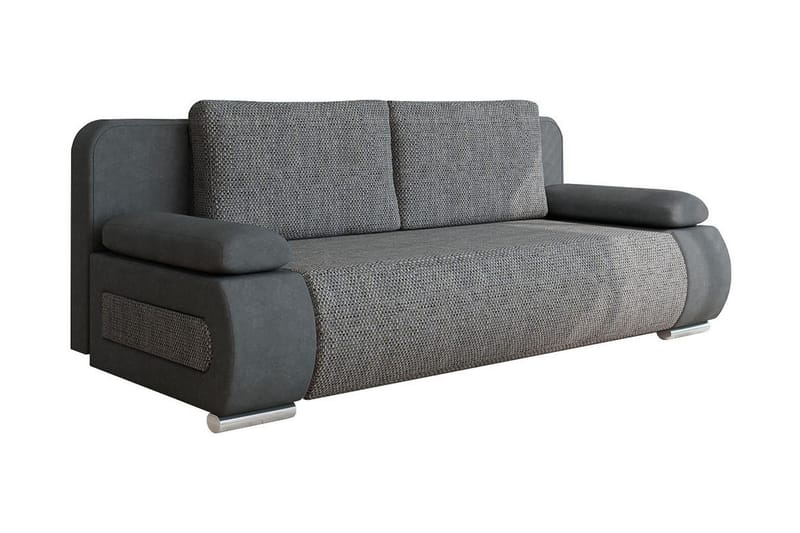 Emma Bäddsoffa 200x94x76 cm - Grå - Bäddsoffa - Bäddsoffa 2 sits - Sammetssoffa