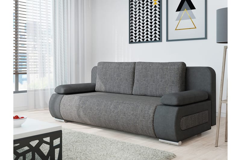 Emma Bäddsoffa 200x94x76 cm - Grå - Möbler - Soffa - Bäddsoffa