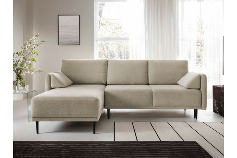 Enaya Bäddsoffa m. Divan 3-sits - Beige - Möbler - Soffa - Bäddsoffa