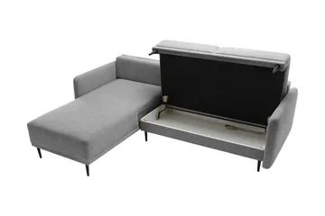 Enaya Bäddsoffa m. Divan 3-sits - Grå - Möbler - Soffa - Bäddsoffa