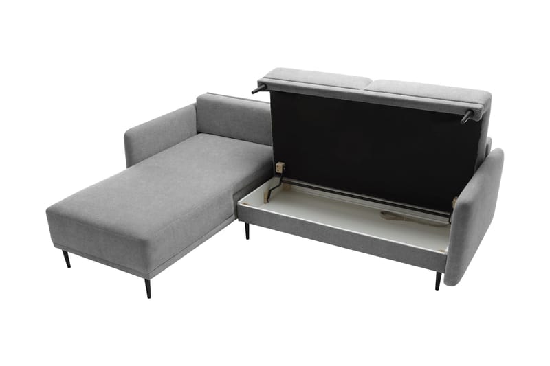 Enaya Bäddsoffa m. Divan 3-sits - Grå - Möbler - Soffa - Bäddsoffa