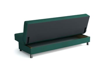 Enduro 3-sits Bäddsoffa 117x193 cm med Förvaring i Tyg - Antracit - Möbler - Soffa - Bäddsoffa