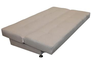 Enduro 3-sits Rektangulär Bäddsoffa 120x195 cm med Förvaring i Tyg - Grå - Möbler - Soffa - Bäddsoffa
