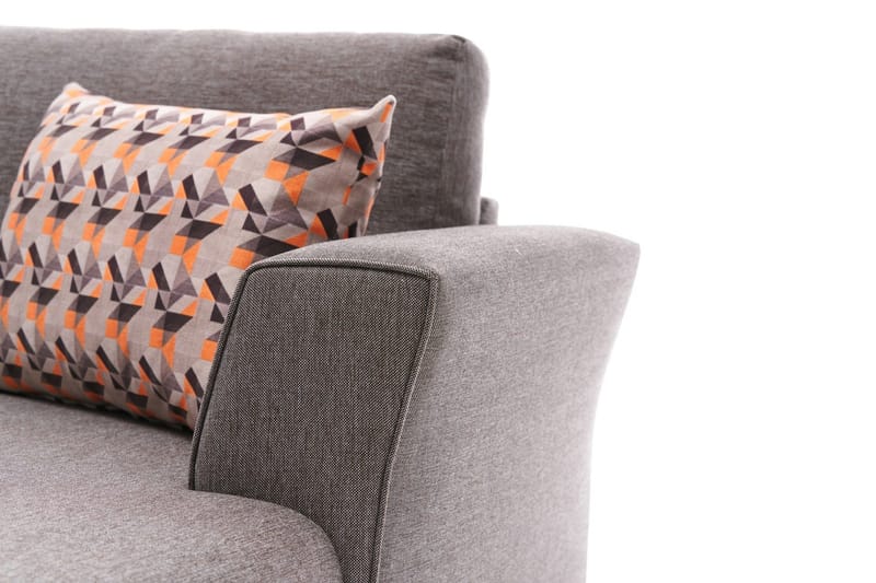 Eriska U-bäddsoffa - Brun/Svart - Möbler - Soffa - Bäddsoffa