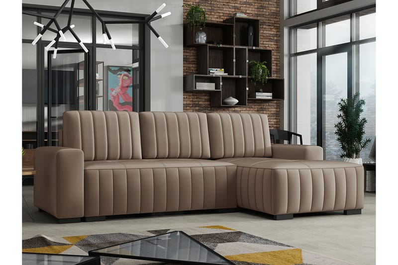 Esher Bäddsoffa Höger - Beige - Möbler - Soffa - Bäddsoffa