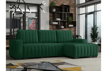 Esher Bäddsoffa Höger - Grön - Möbler - Soffa - Bäddsoffa