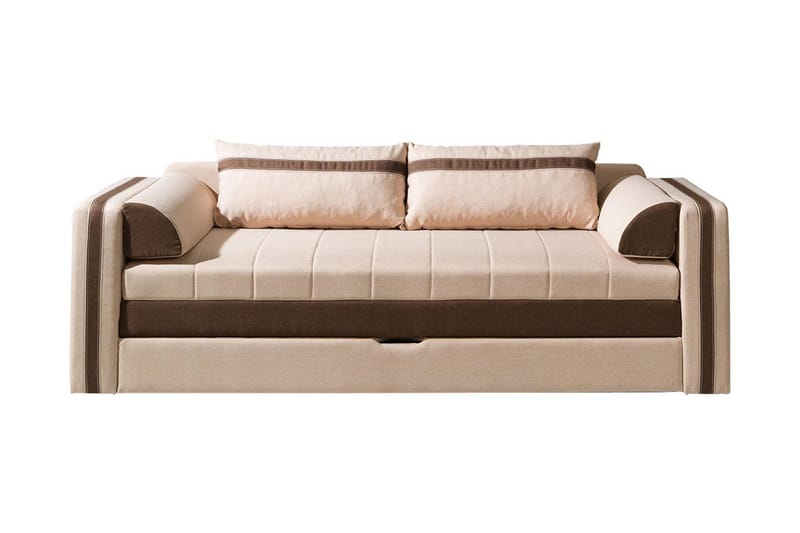 Euforia Soffa 222x75x77 cm - Beige - Bäddsoffa - Bäddsoffa 3 sits