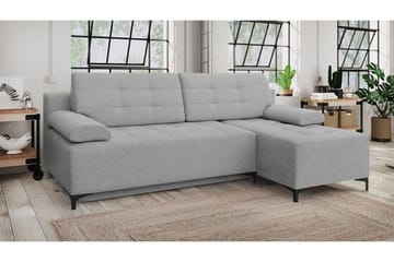 FABIO 4-sits Bäddsoffa Vänster - Grå - Möbler - Soffa - Bäddsoffa