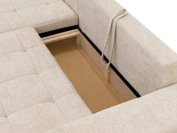 Falor 3-sits Bäddsoffa med divan Högervänd - blå - Möbler - Soffa - Bäddsoffa