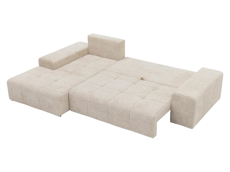 Falor 3-sits Bäddsoffa med divan Högervänd - blå - Möbler - Soffa - Bäddsoffa