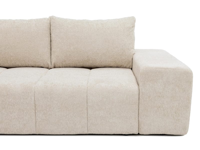 Falor 3-sits Bäddsoffa med divan Vänstervänd - Ljusgrå - Möbler - Soffa - Bäddsoffa