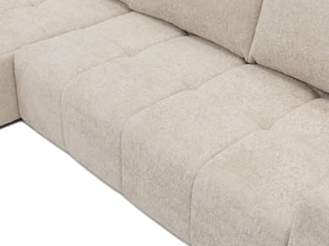 Falor 3-sits Bäddsoffa med divan Vänstervänd - Ljusgrå - Möbler - Soffa - Bäddsoffa