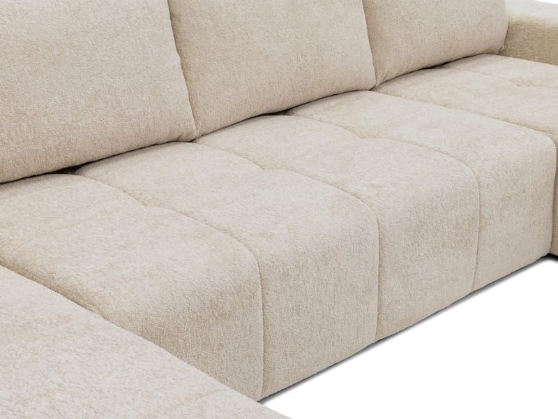 Falor 5-sits U-formad bäddsoffa - Brun - Möbler - Soffa - Bäddsoffa
