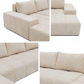 Falor 5-sits U-formad bäddsoffa - rosa - Möbler - Soffa - Bäddsoffa