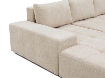 Falor 5-sits U-formad bäddsoffa - rosa - Möbler - Soffa - Bäddsoffa