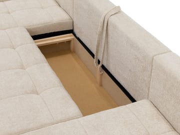 Falor 5-sits U-formad bäddsoffa - rosa - Möbler - Soffa - Bäddsoffa