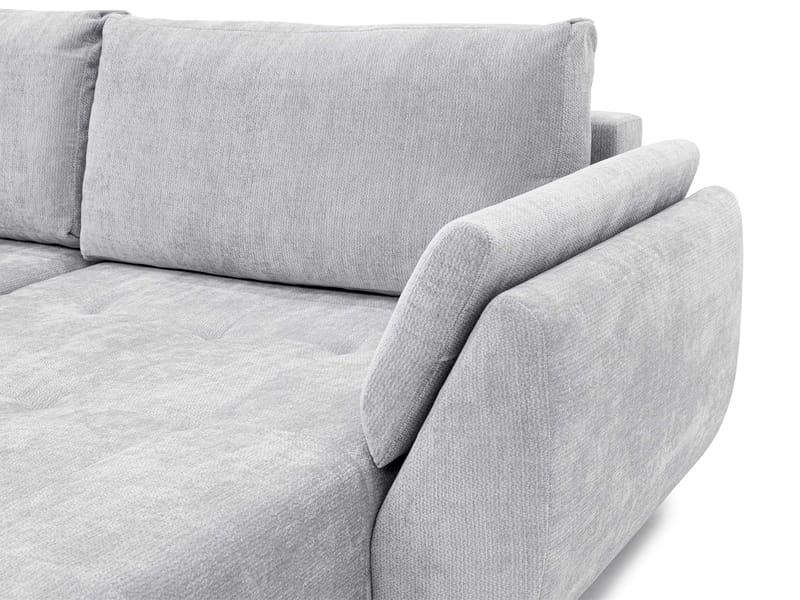 Faro 4-sits U-Bäddsoffa med förvaring - Beige - Möbler - Soffa - Bäddsoffa