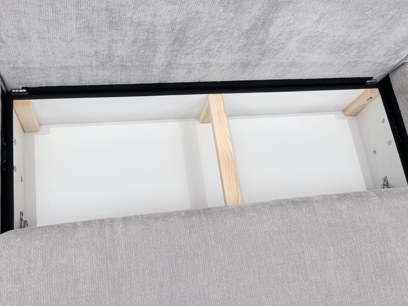 Faro 4-sits U-Bäddsoffa med förvaring - Beige - Möbler - Soffa - Bäddsoffa