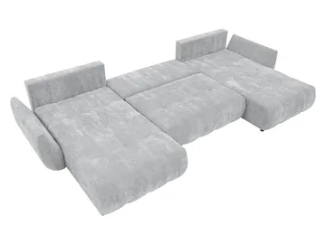 Faro 4-sits U-Bäddsoffa med förvaring - Grå - Möbler - Soffa - Bäddsoffa