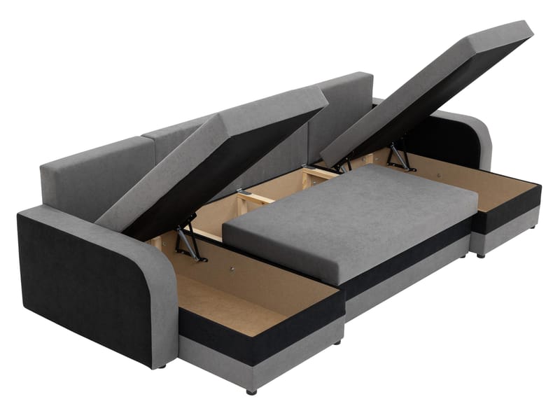 Faro 4-sits U-Bäddsoffa med förvaring - Möbler - Soffa - Bäddsoffa