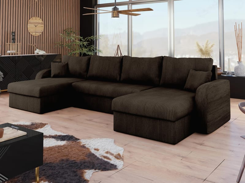 Faro 4-sits U-Bäddsoffa med förvaring - Möbler - Soffa - Bäddsoffa