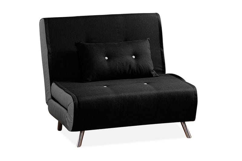 Farris Bäddsoffa 100 cm - Svart - Bäddsoffa