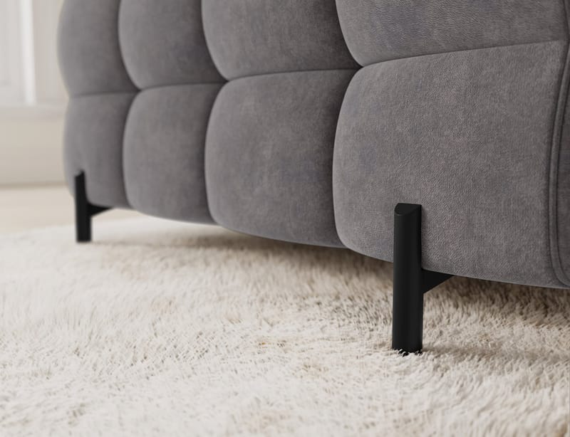 Fectory 6-sits Bubblig Hörnbäddsoffa med Schäslong och förvaring Höger - Aura 04 - Möbler - Soffa - Bäddsoffa