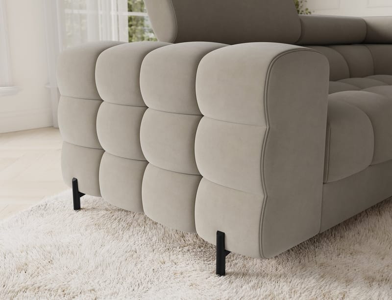 Fectory 6-sits Bubblig Hörnbäddsoffa med Schäslong och förvaring Höger - Aura 18 - Möbler - Soffa - Bäddsoffa