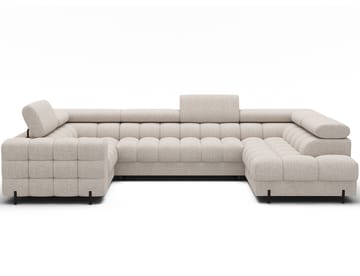 Fectory 6-sits Bubblig Hörnbäddsoffa med Schäslong och förvaring Höger - Baffix 20 - Möbler - Soffa - Bäddsoffa