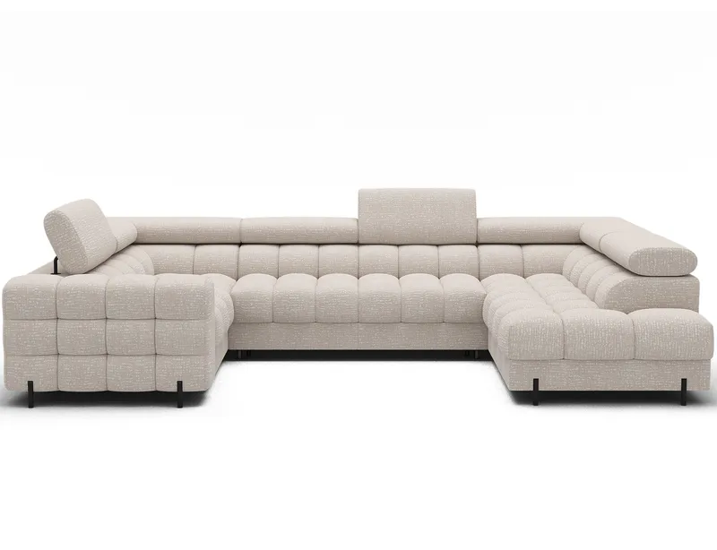 Fectory 6-sits Bubblig Hörnbäddsoffa med Schäslong och förvaring Höger - Baffix 20 - Möbler - Soffa - Bäddsoffa