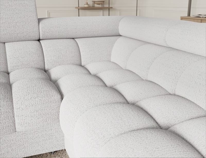 Fectory 6-sits Bubblig Hörnbäddsoffa med Schäslong och förvaring Höger - Royal 01 - Möbler - Soffa - Bäddsoffa