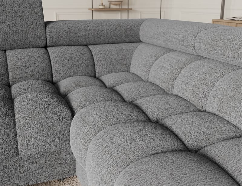 Fectory 6-sits Bubblig Hörnbäddsoffa med Schäslong och förvaring Höger - Royal 03 - Möbler - Soffa - Bäddsoffa