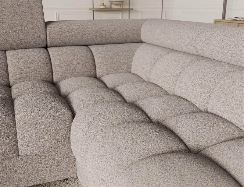 Fectory 6-sits Bubblig Hörnbäddsoffa med Schäslong och förvaring Höger - Royal 18 - Möbler - Soffa - Bäddsoffa