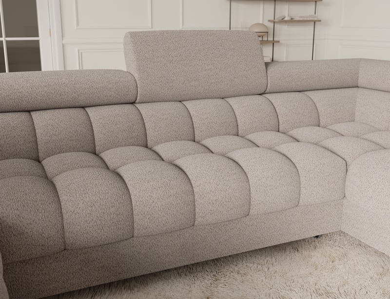 Fectory 6-sits Bubblig Hörnbäddsoffa med Schäslong och förvaring Höger - Royal 18 - Möbler - Soffa - Bäddsoffa