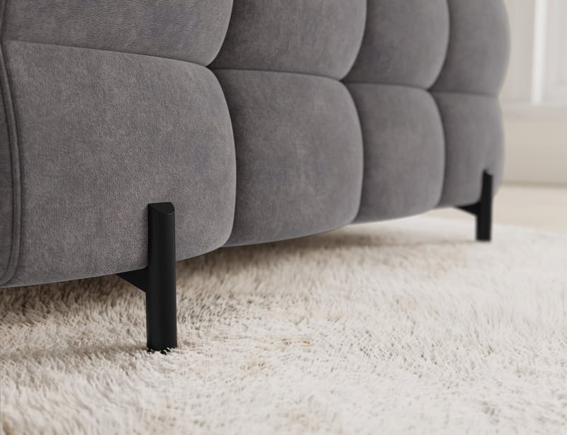 Fectory 6-sits Bubblig Hörnbäddsoffa med Schäslong och förvaring Vänster - Aura 04 - Möbler - Soffa - Bäddsoffa