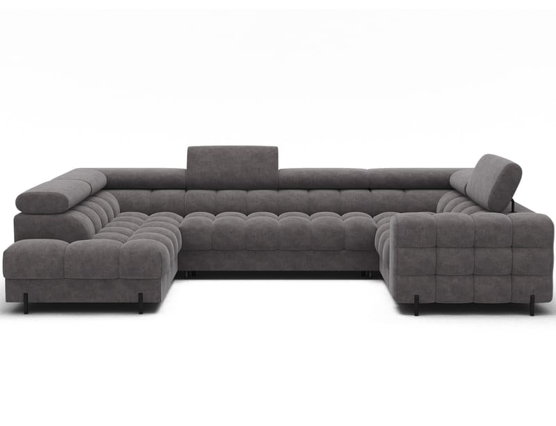 Fectory 6-sits Bubblig Hörnbäddsoffa med Schäslong och förvaring Vänster - Aura 04 - Möbler - Soffa - Bäddsoffa