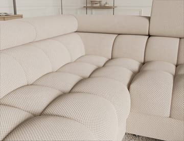 Fectory 6-sits Bubblig Hörnbäddsoffa med Schäslong och förvaring Vänster - Calmora 18 - Möbler - Soffa - Bäddsoffa