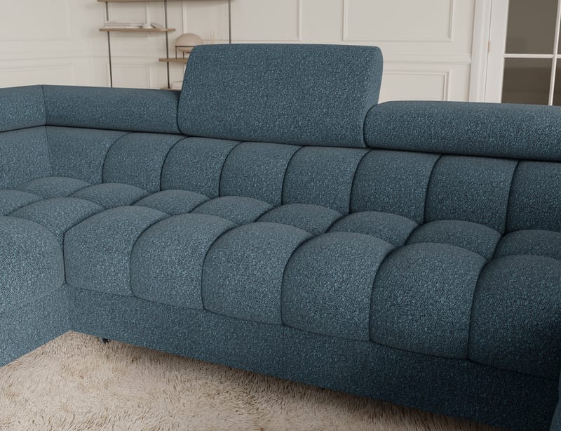 Fectory 6-sits Bubblig Hörnbäddsoffa med Schäslong och förvaring Vänster - Jaffray 40 - Möbler - Soffa - Bäddsoffa