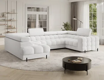 Fectory 6-sits Bubblig Hörnbäddsoffa med Schäslong och förvaring Vänster - Royal 01 - Möbler - Soffa - Bäddsoffa