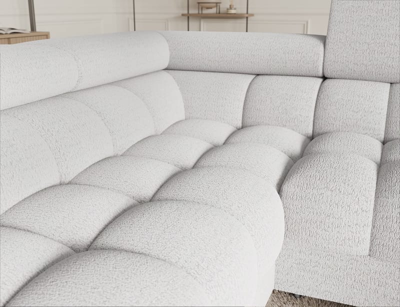 Fectory 6-sits Bubblig Hörnbäddsoffa med Schäslong och förvaring Vänster - Royal 01 - Möbler - Soffa - Bäddsoffa