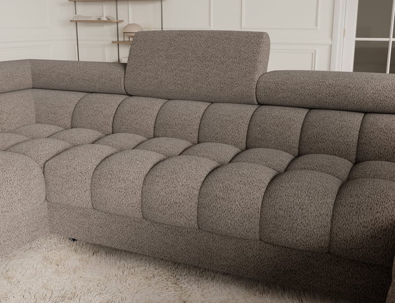Fectory 6-sits Bubblig Hörnbäddsoffa med Schäslong och förvaring Vänster - Royal 20 - Möbler - Soffa - Bäddsoffa