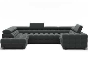 Fectory 6-sits Bubblig Hörnbäddsoffa med Schäslong och förvaring Vänster - Sola 06 - Möbler - Soffa - Bäddsoffa