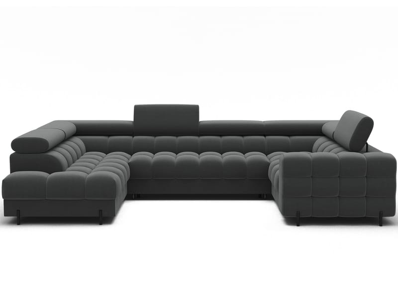 Fectory 6-sits Bubblig Hörnbäddsoffa med Schäslong och förvaring Vänster - Sola 06 - Möbler - Soffa - Bäddsoffa