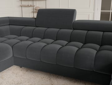 Fectory 6-sits Bubblig Hörnbäddsoffa med Schäslong och förvaring Vänster - Sola 06 - Möbler - Soffa - Bäddsoffa